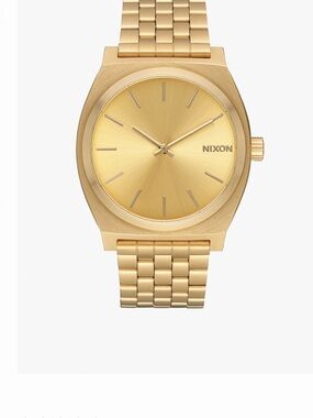 Nixon Gold-Tone Metal Bracelet Watch